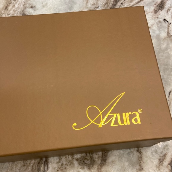 NWT NIB Azura by Spring Step Embroidery Tan Multi Lucite Heeled Sandals Size 38 - Picture 13 of 15